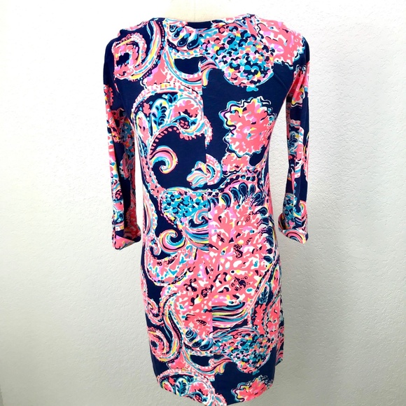 Lilly Pultizer Linden Navy Halibut Dress - Picture 5 of 8